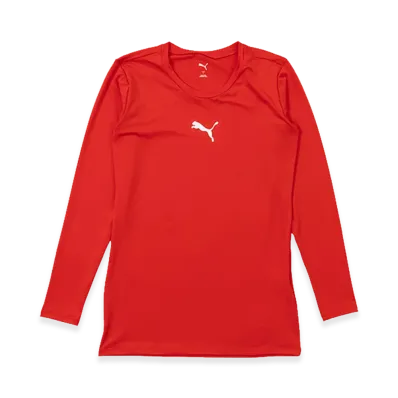 PUMA Compression Crew Neck Long Sleeve Shirt "Puma Red"