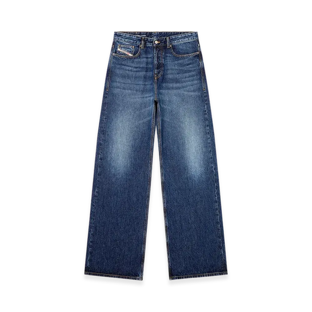 Diesel Relaxed Jeans D-Rise 09i27 Denim Pants "Dark Blue"