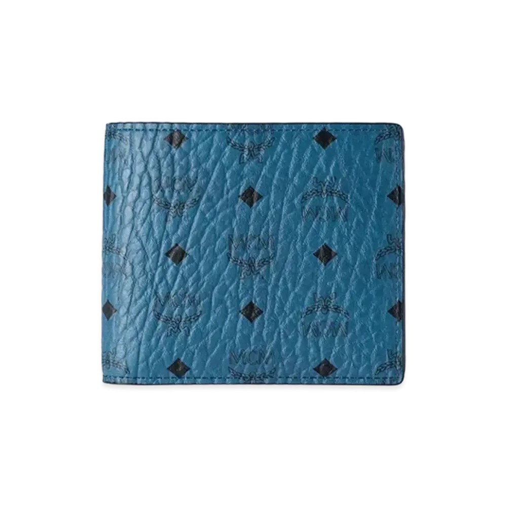 MCM Visetos Coin Wallet "Blue"