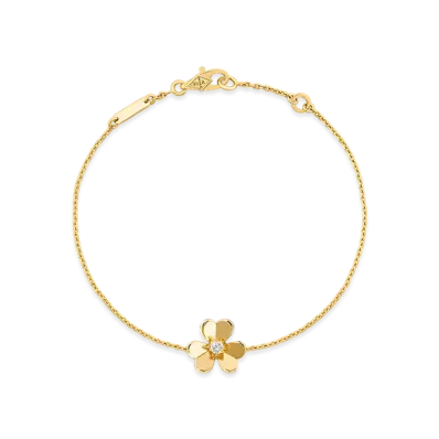 Van Cleef & Arpels Frivole bracelet mini model "18K Yellow gold/Diamond"