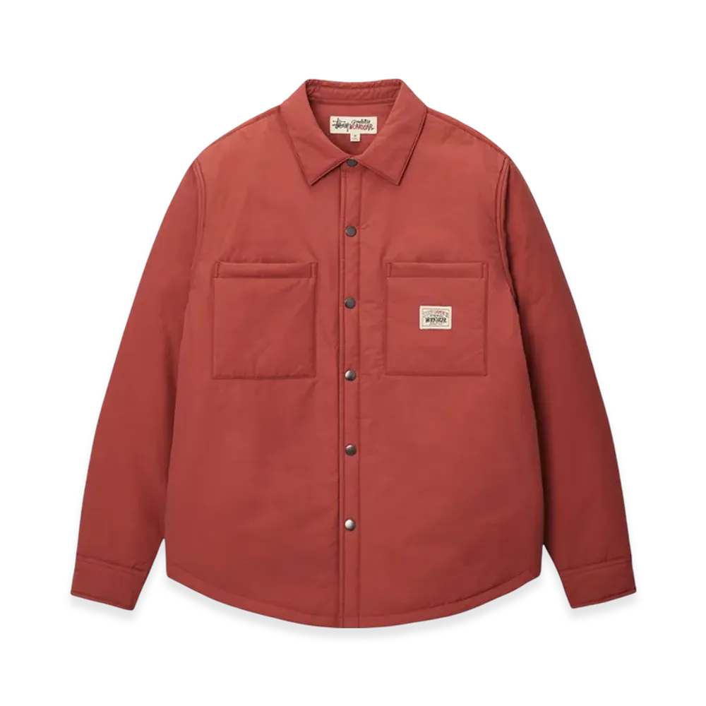 Stussy Padded Tech Over Shirt "Brick"