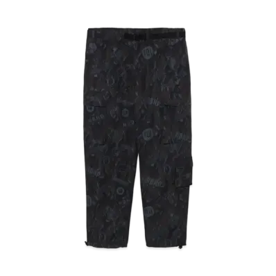 A BATHING APE x NEIGHBORHOOD Multi Pocket Track Pants "Black"