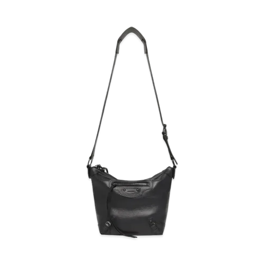 BALENCIAGA Neo Classic Small Hobo Bag Used "Black"