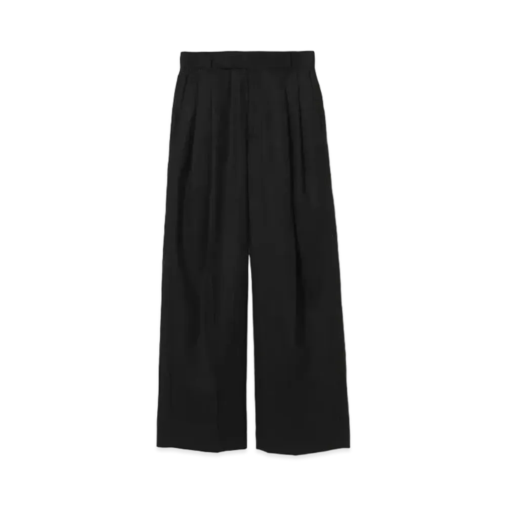 UNDERCOVER Wool 2 Tuck Pants "Black"