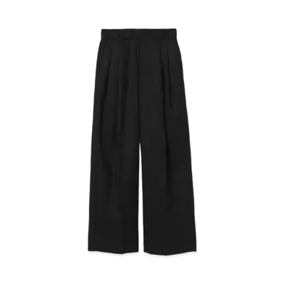 UNDERCOVER Wool 2 Tuck Pants "Black"