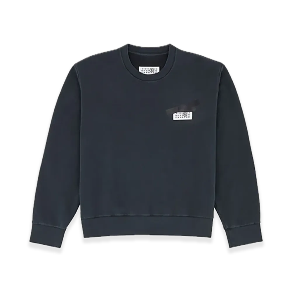 MM6 Maison Margiela Numbering Logo Jumper "Black"