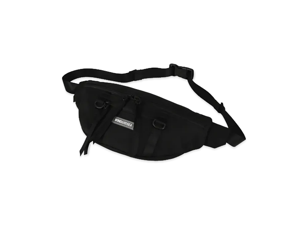 WIND AND SEA Cordura Ballistic Waist Bag "Black"