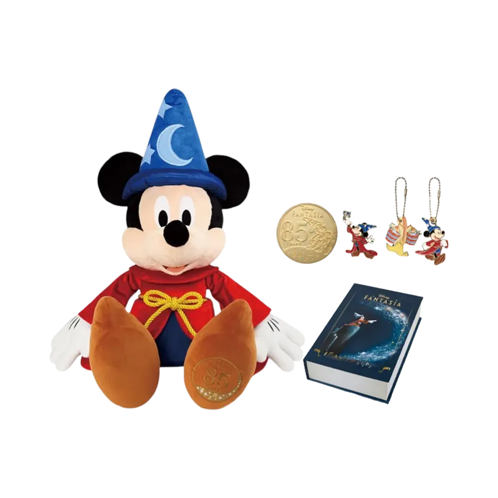 BANDAI "Ichiban Kuji" -<Disney FANTASIA> 85th Anniversary Limited Collection- Fantasia Mickey Plush & Collection Box