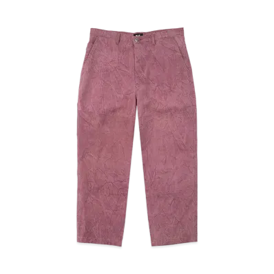 HUF Hemp Double Knee Pant "Burgundy"