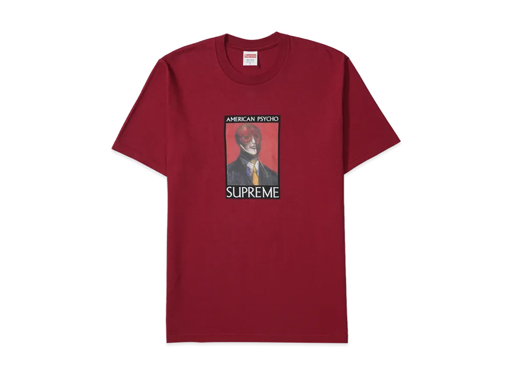 Supreme American Psycho Tee "Cardinal"