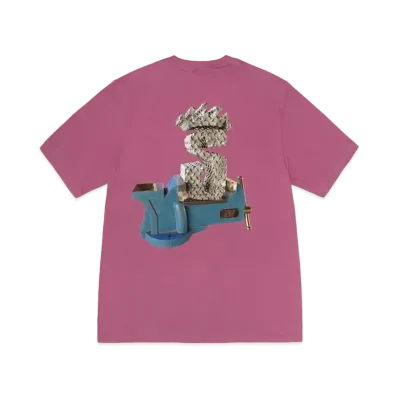 Stussy Tuff Stuff Tee "Berry"