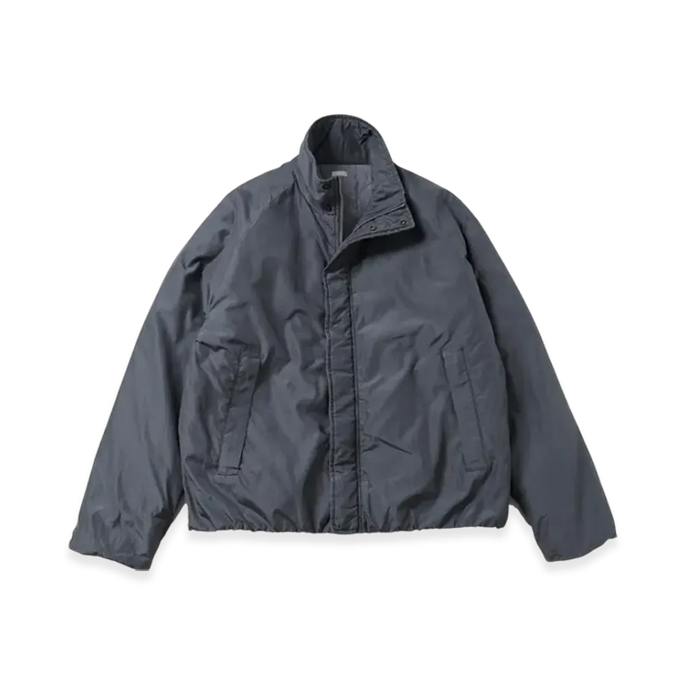 A.PRESSE Silk Taffeta US Navy Shipboard Jacket "Charcoal"
