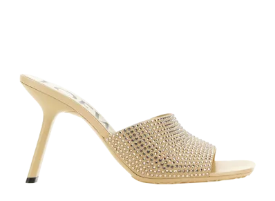 LOEWE Women's Petal Crystal sandals "Beige/Tan"
