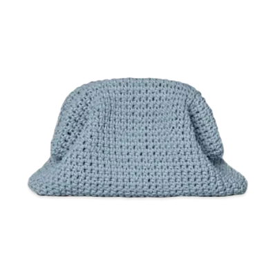 Bottega Veneta The Pouch Clutch "Ice Blue"