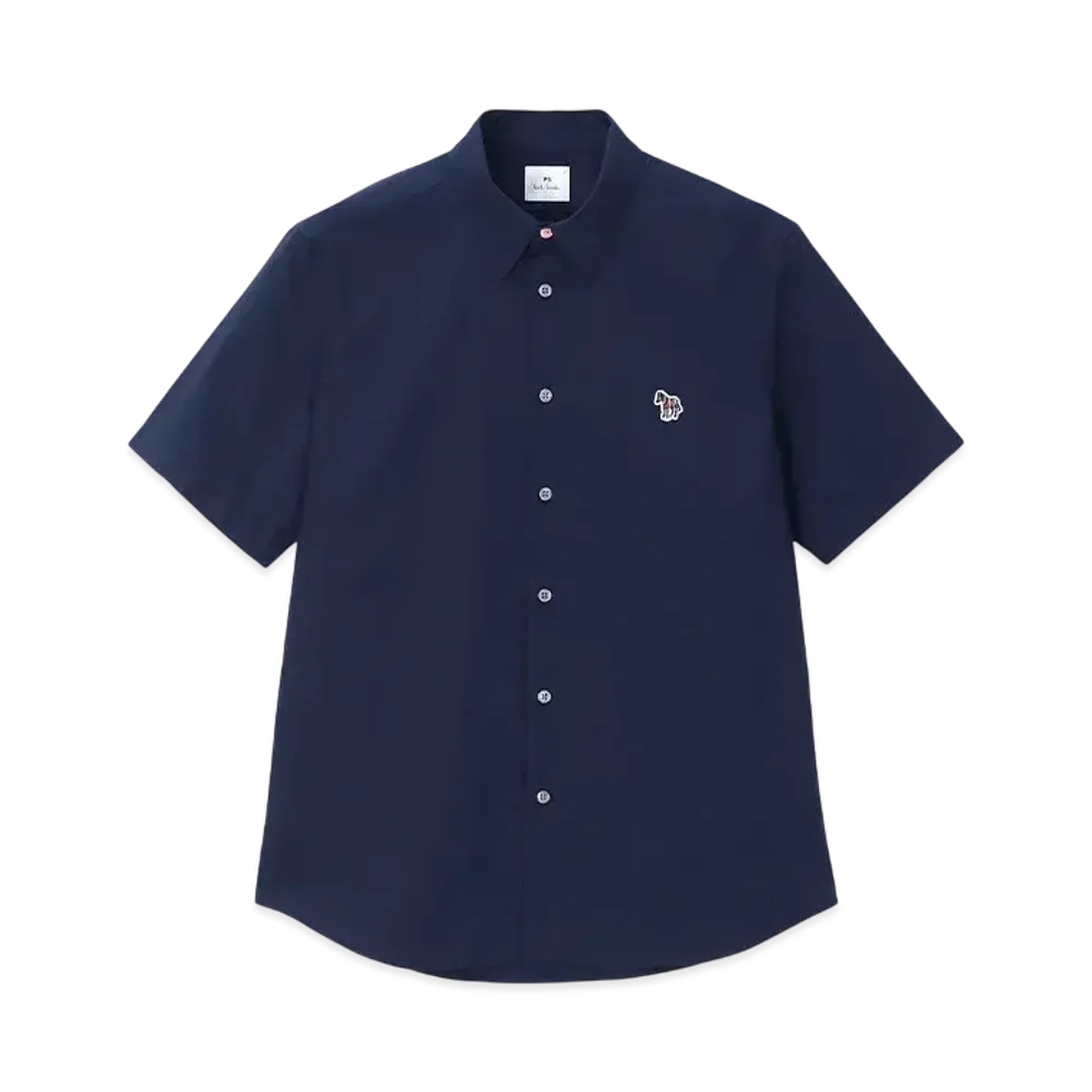 Paul Smith Sports Stripe Zebra One Point Short Sleeve Shirt "Navy"