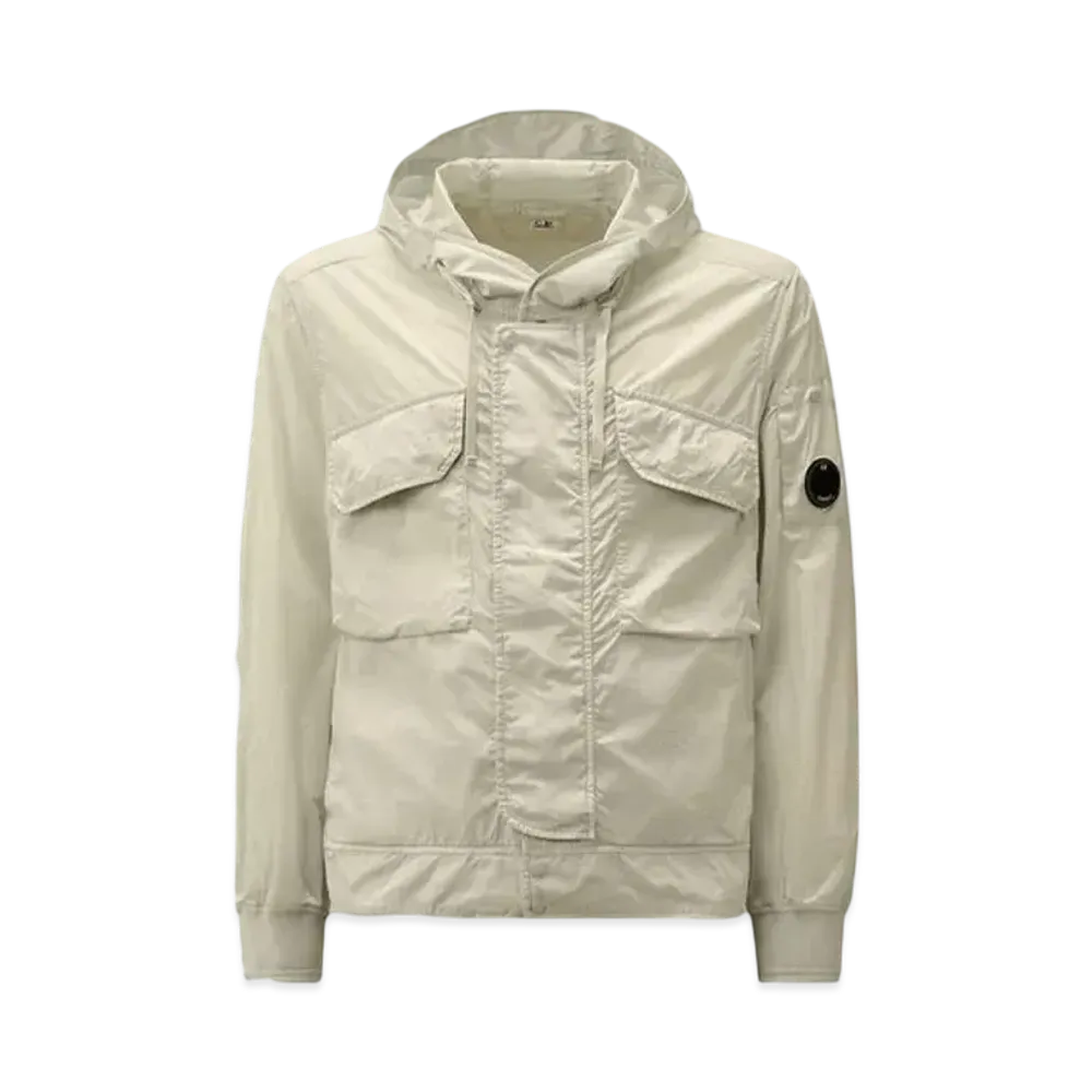 C.P. Company Chrome-R Hooded Lens Jacke "Blue Fox Grey"