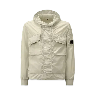 C.P. Company Chrome-R Hooded Lens Jacke "Blue Fox Grey"