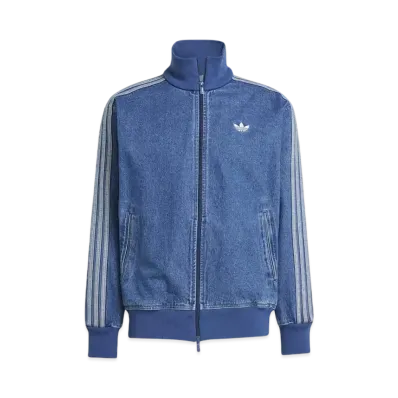 adidas Denim Firebird Track Top "Blue Denim"