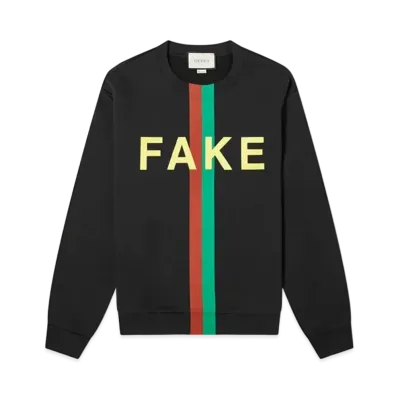 GUCCI FAKE / NOT Print "Black"