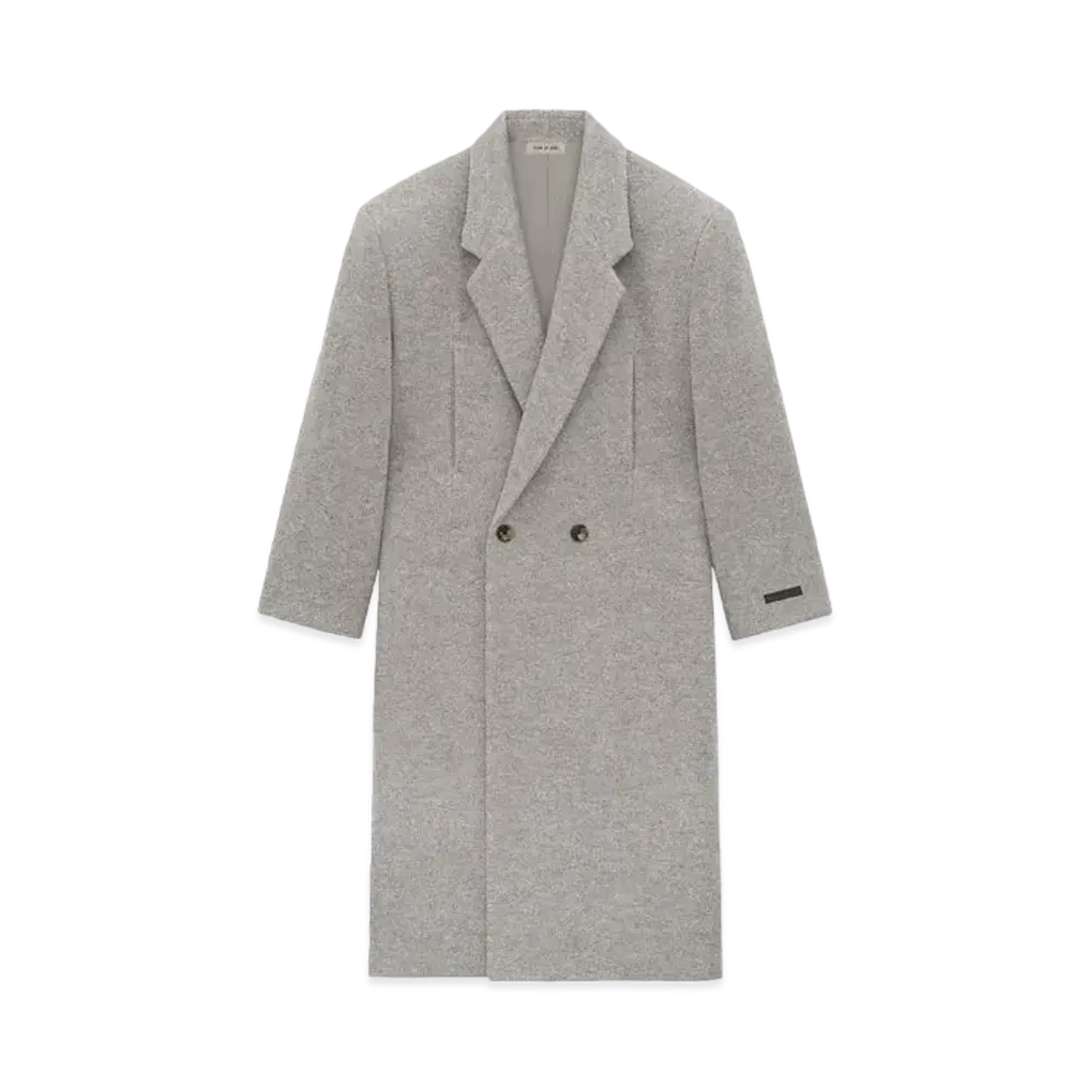 FEAR OF GOD Boiled Wool Relaxed Overcoat "Paris Sky"