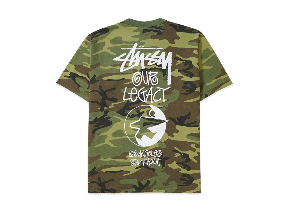 Stussy x Our Legacy Work Shop Surfman Tee Pigment Dyed "Camo"