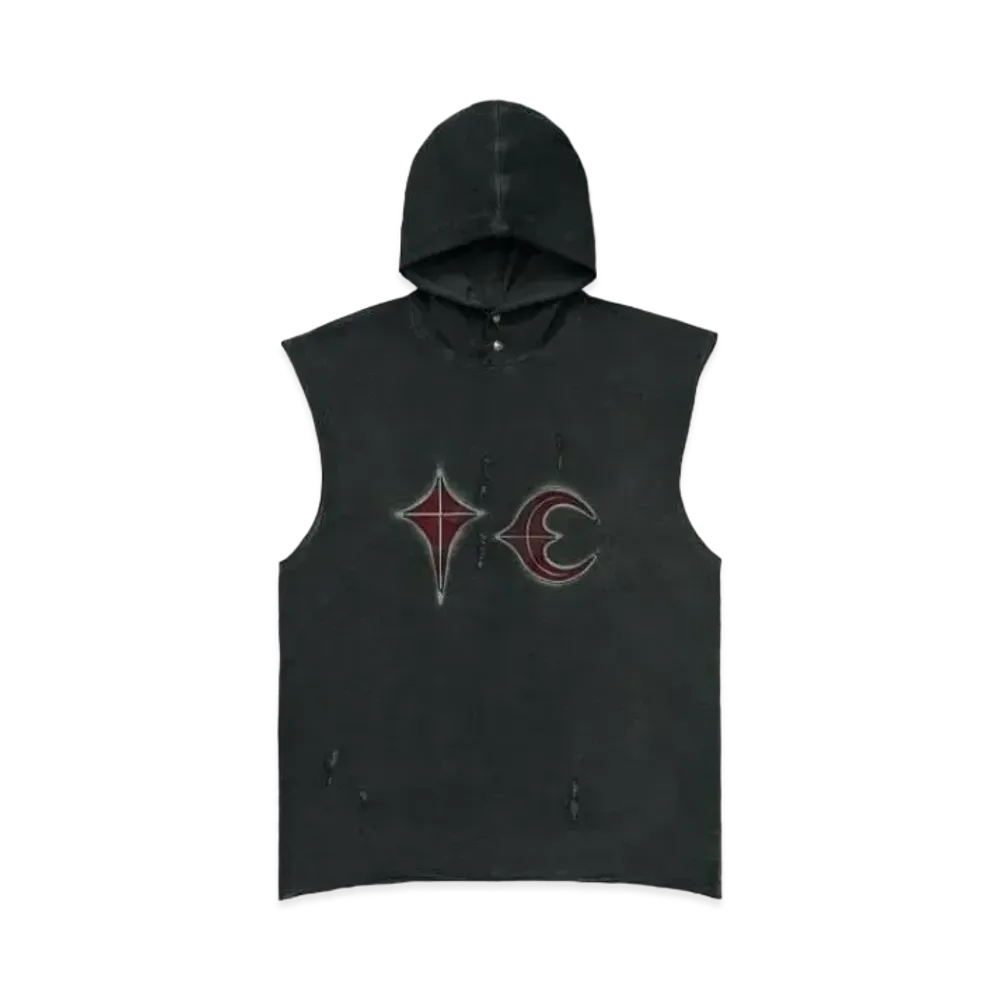 THUG CLUB Rock Hooded Vest "Grey"