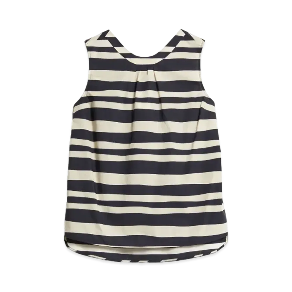 Max Mara Hawaii Pure Cotton Print Top "Ultramarine"