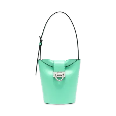 Salvatore Ferragamo Trifolio Shoulder Bag "Fresh Mint"