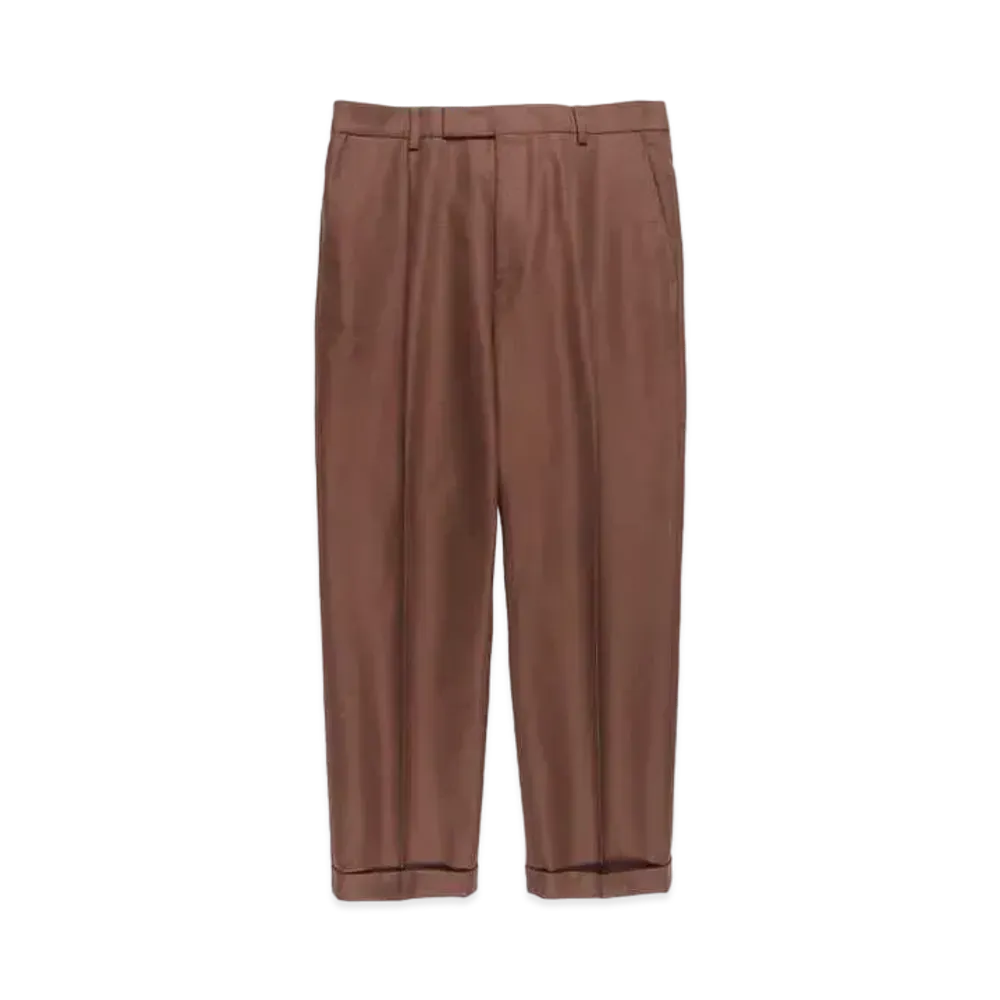 WACKO MARIA Pleated Trousers (Type-1) "Brown"