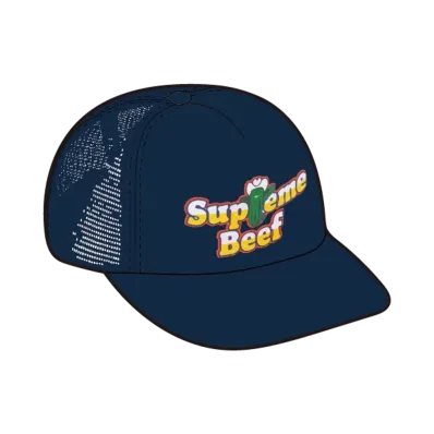 Supreme Beef Mesh Back 5-Panel "Navy"