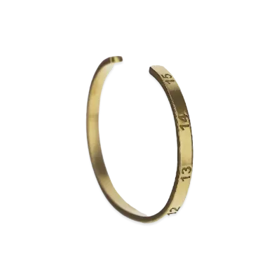 Maison Margiela Numerical Slim Cuff Bracelet "Gold"