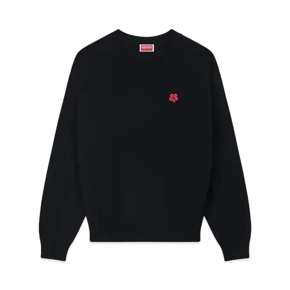 KENZO 'BOKE FLOWER' Embroidery Jumper "Black"