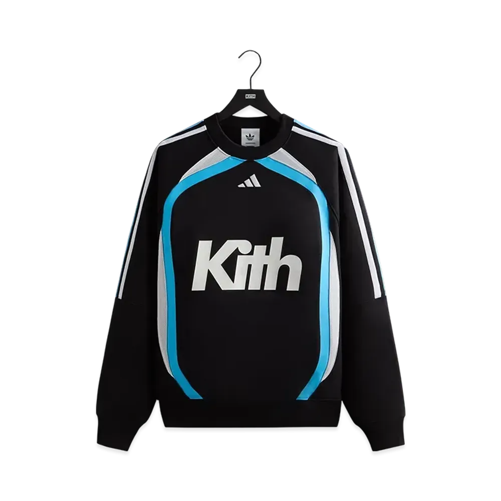 Kith x adidas Football Crewneck "Black"