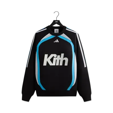 Kith x adidas Football Crewneck "Black"
