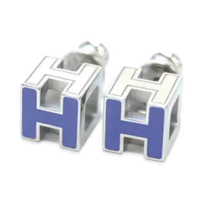 Hermes Cube Cage De Ash Pierce "Purple/Silver"