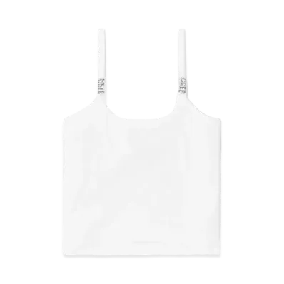 A BATHING APE Ribbed Vest Top "White"