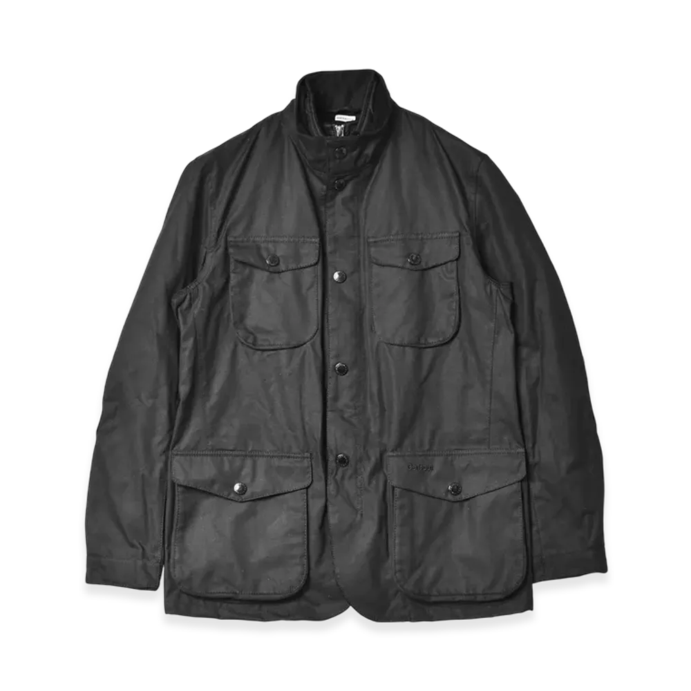 Barbour Ogston Wax Jacket "Black"