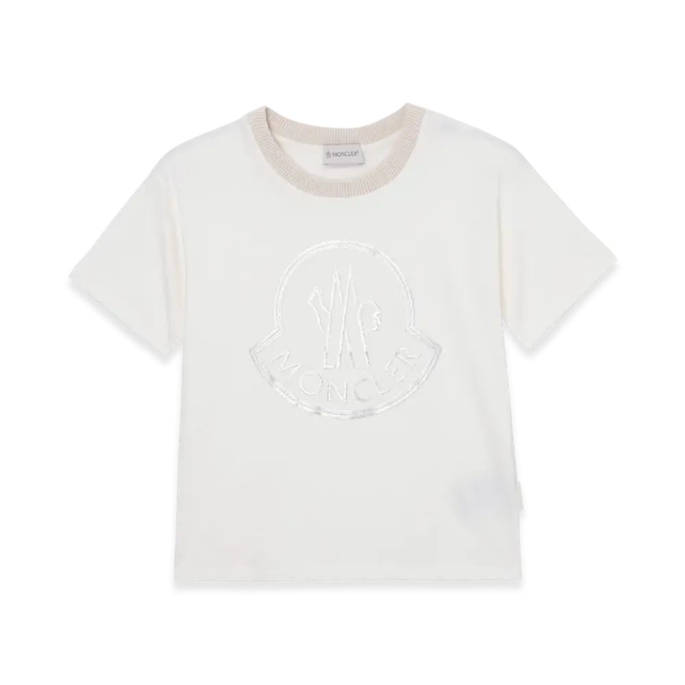 MONCLER Kids Crewneck Tee "White"