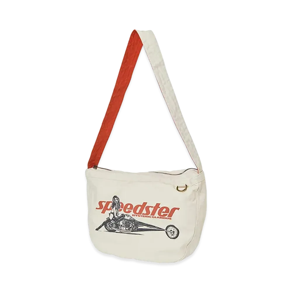 HYSTERIC GLAMOUR SPEEDSTER Shoulder Bag "White"