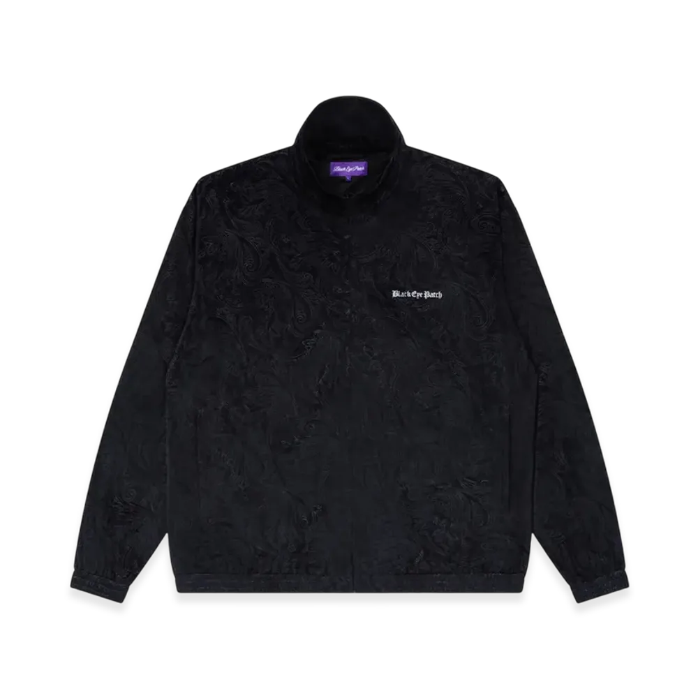BlackEyePatch Paisley Embossed Track Jacket "Black"