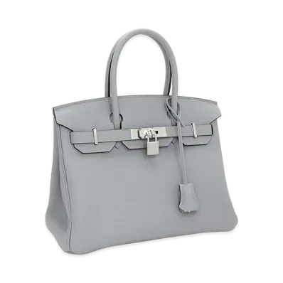 Hermes Women's Birkin 30cm Togo Handbag "Gris Pantin"