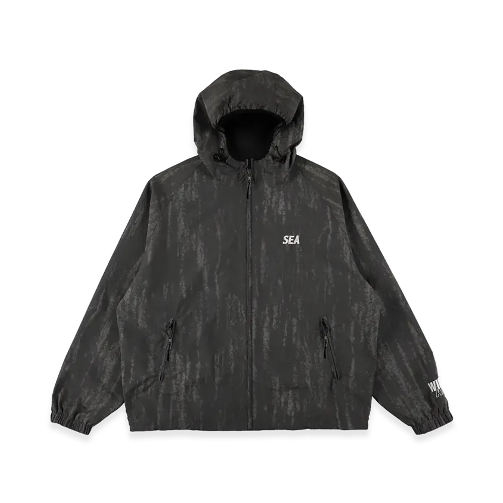 WIND AND SEA Nylon Shell Hoodie "Gray Patten"