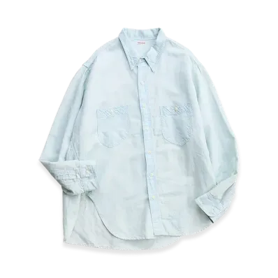 NICENESS Elmes Articulated Shirt "Ice Blue"