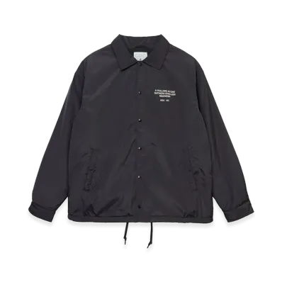 GDC x MADNESS Superimpose Graphic Coach Jacket "Charcoal"