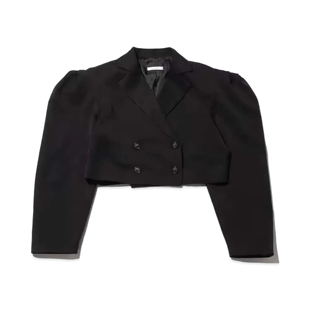 atmos pink Power Shoulder Short Jacket "Black"