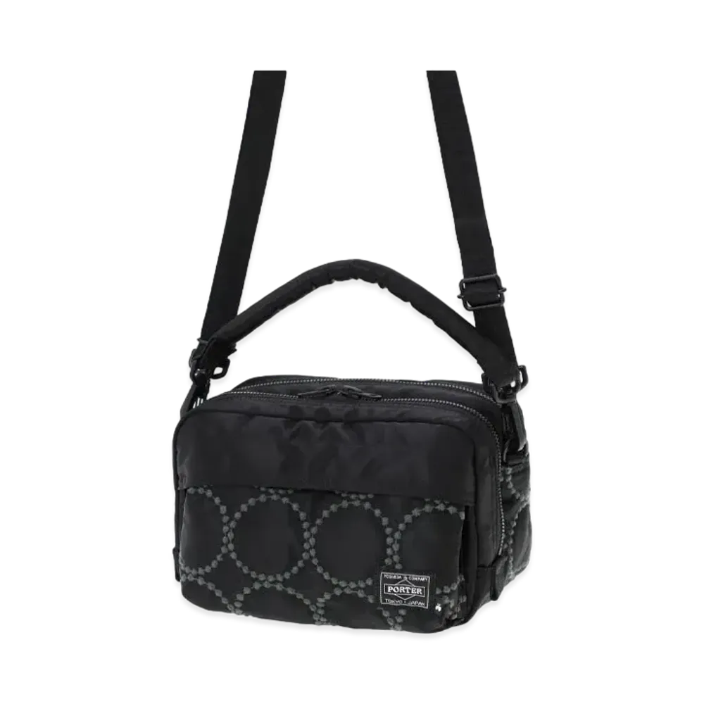 PORTER x mina perhonen Tambourine 2Way Shoulder Bag "Black/Grey"