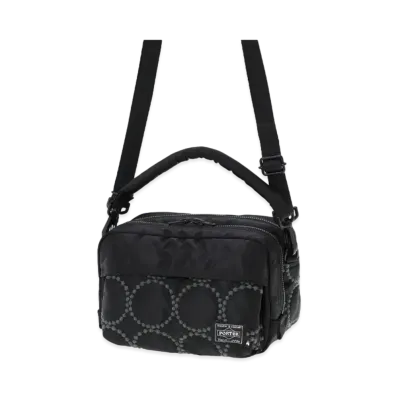 PORTER x mina perhonen Tambourine 2Way Shoulder Bag "Black/Grey"