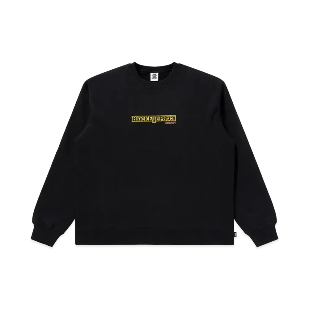 Blackeyepatch Horsepower Logo Crew Sweat "Black"