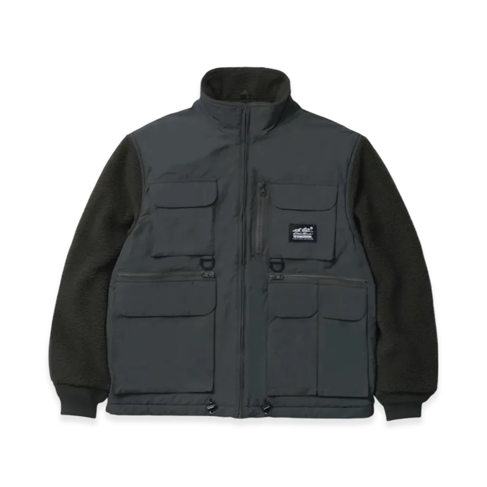 NEIGHBORHOOD x Eddie Bauer Fleece Fishing Jacket "Olive Drab"
