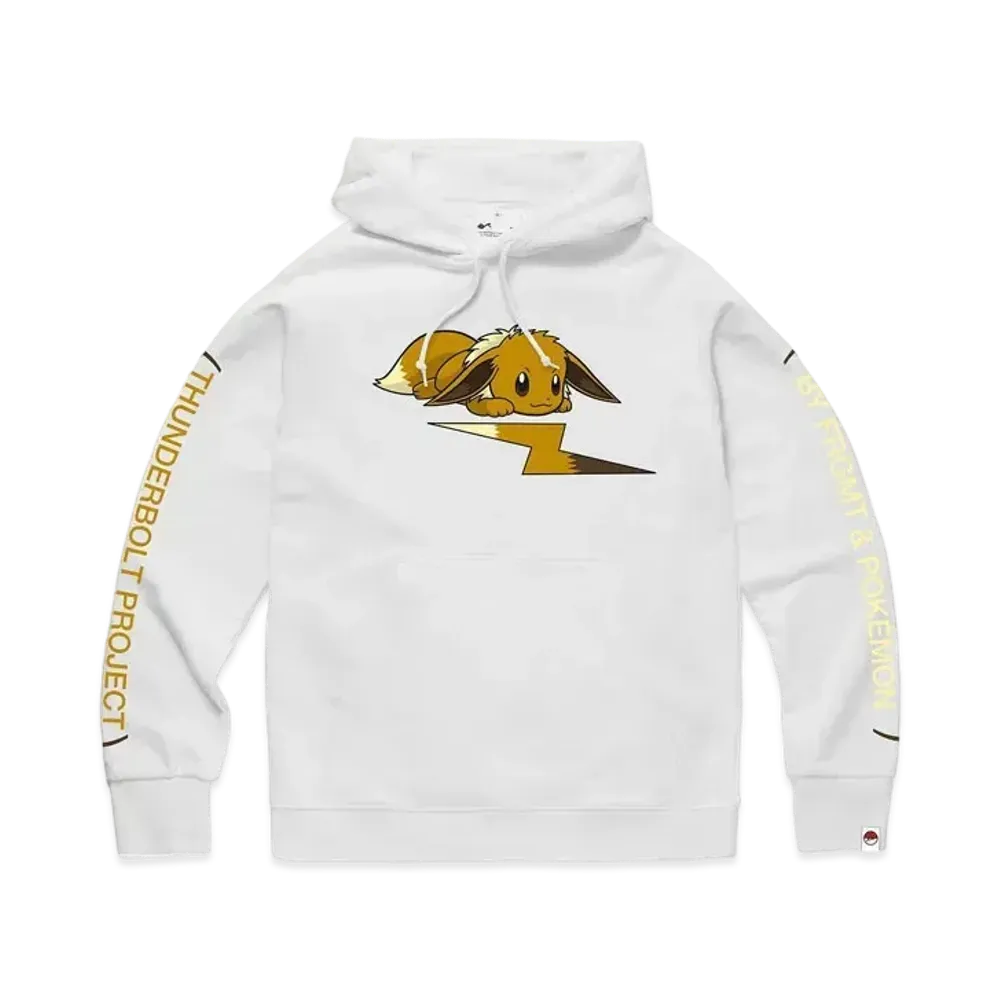 FRAGMENT x POKEMON THUNDERBOLT PROJECT EEVEE HOODIE "White"